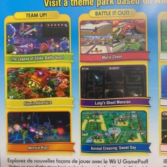 NintendoLand Wii U Game Complete Tested Works Family Party Classic - Picture 3 of 12